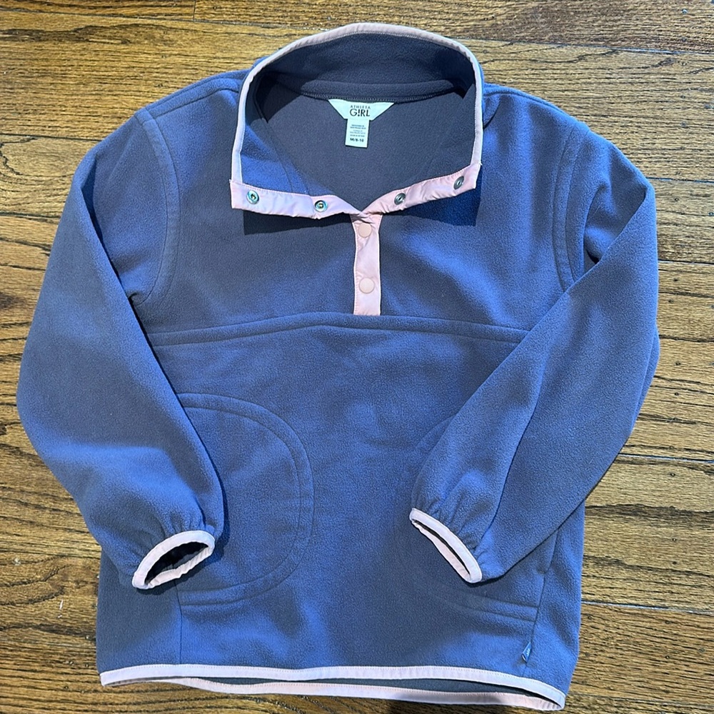 Athleta Girl Fleece Pullover size Medium